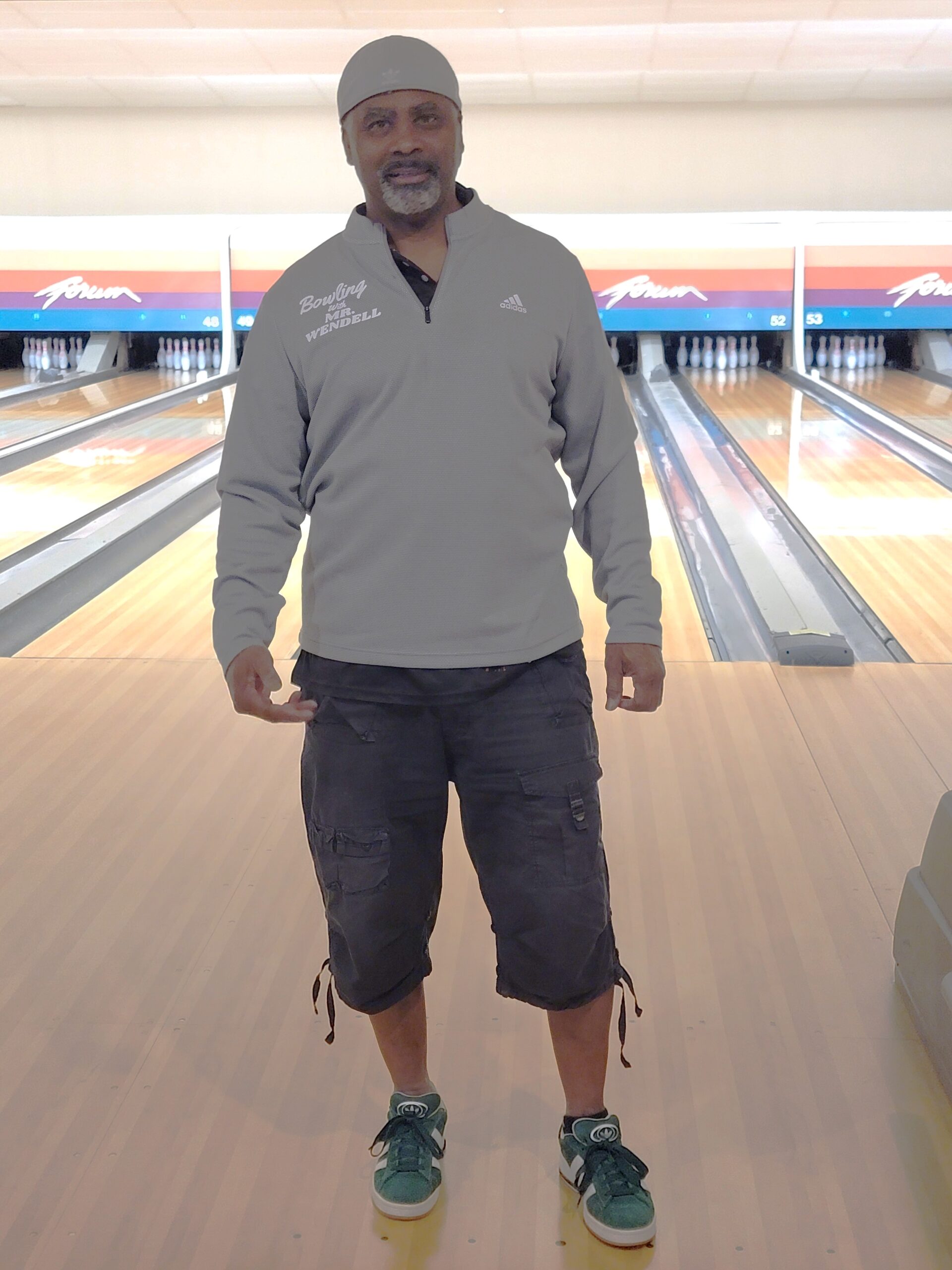 Mr. Wendell Killette on the bowling lanes